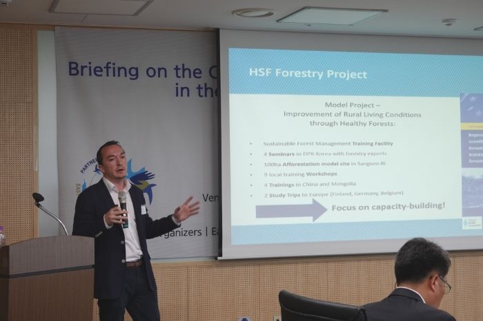 Felix Glenk, DPRK Projekt Manager of HSF Korea