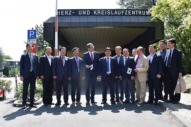 Visit of the South Korean delegation im the cardiovascular center in Hersfeld-Rotenburg
