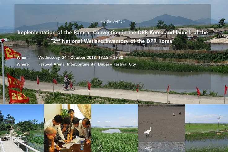 Poster für das Side Event auf der Ramsar COP
