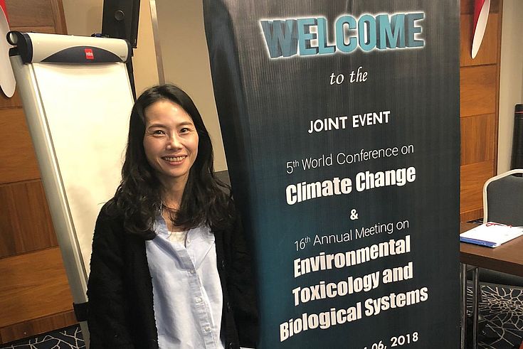 Dr. Choi, Senior Researcher, vertritt die HSS Korea bei der 5. Weltkonferenz zum Klimawandel